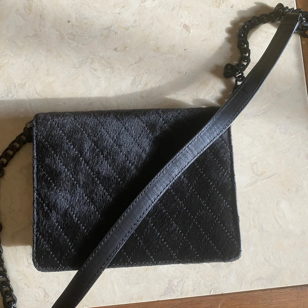 Alice & Olivia pony hair, Crossbody bag - EUC - Picture 9 of 11